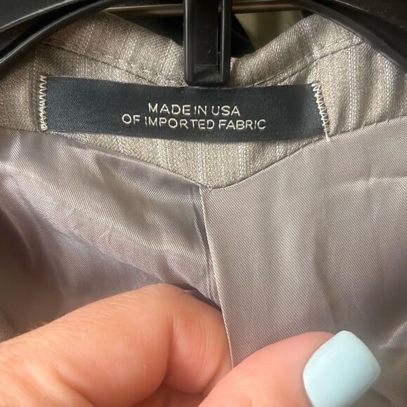 ✨Ermenegildo Zegna/SAKS FIFTH AVENUE Pinstriped Wool/Silk SZ 40L Suit✨ - Picture 13 of 14